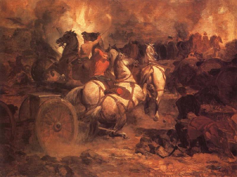 Blythe David Gilmour Battle of Gettysburg oil painting image